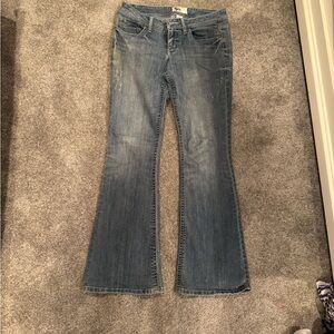 SO Women's Flare Jeans in Classic Blue